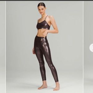 Lulumon Align HR 25” Shine Radiate Foil Print French Press